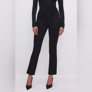 Good American Power Stretch Pull-On Straight Jeans NWT Size M 8-10